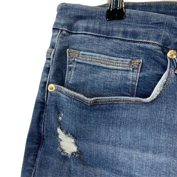 Good American Good Legs Jeans Womens Blue High Rise Denim Skinny NWT Size 20 - Picture 3 of 13